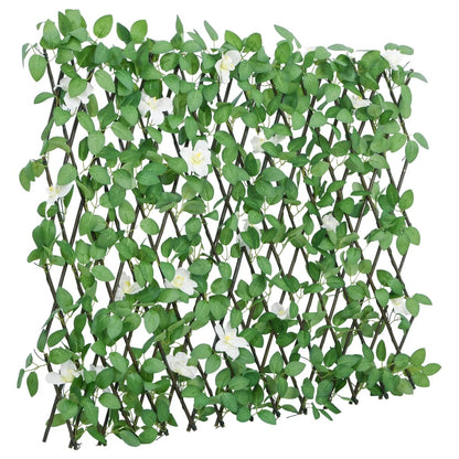 Traliccio Edera Artificiale Espandibile Verde 186x30 cm