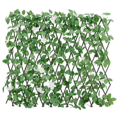 Traliccio Edera Artificiale Espandibile Verde 186x30 cm