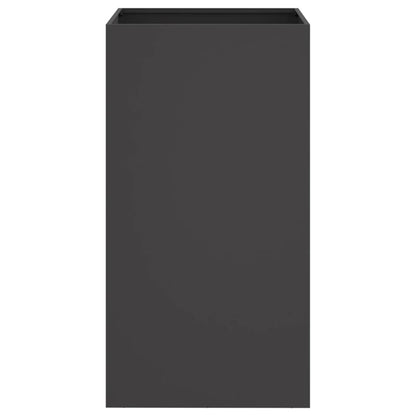 Fioriera Nera 42x38x75 cm in Acciaio