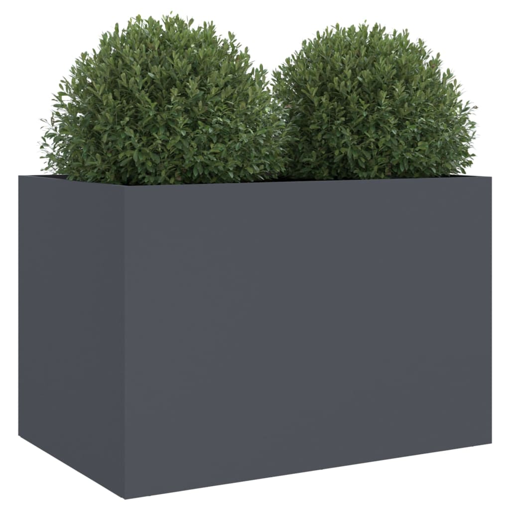 Fioriera Antracite 62x47x46 cm in Acciaio