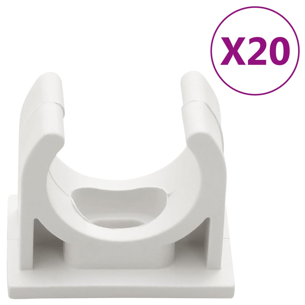 Canaline per Cavi con Clip Ã˜20 mm 10 m in PVC