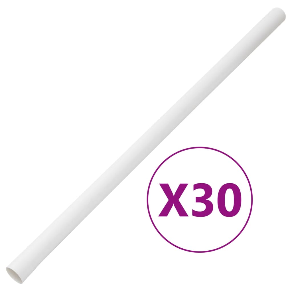 Canaline per Cavi con Clip Ã˜30 mm 30 m in PVC