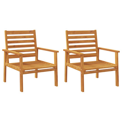 Set Salotto da Giardino 4 pz in Legno Massello di Acacia