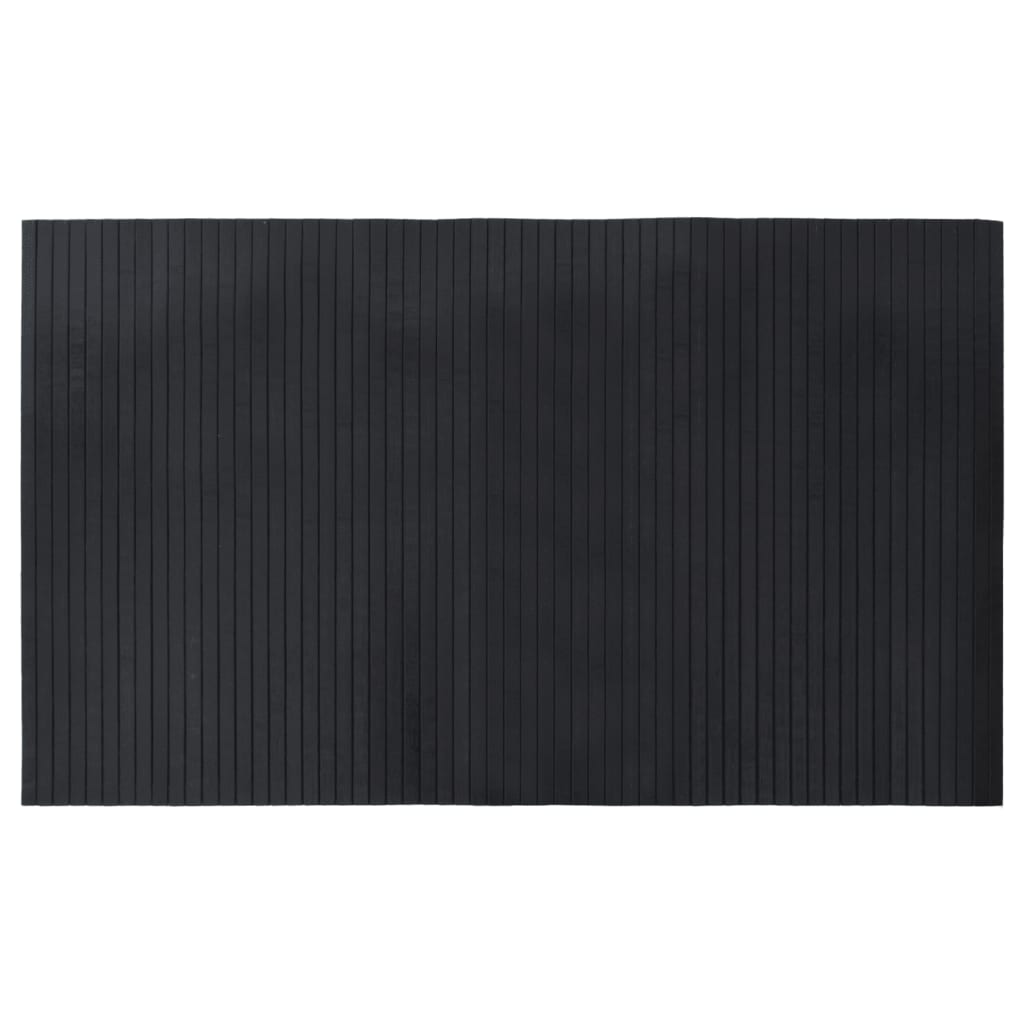Tappeto Rettangolare Nero 60x100 cm in BambÃ¹