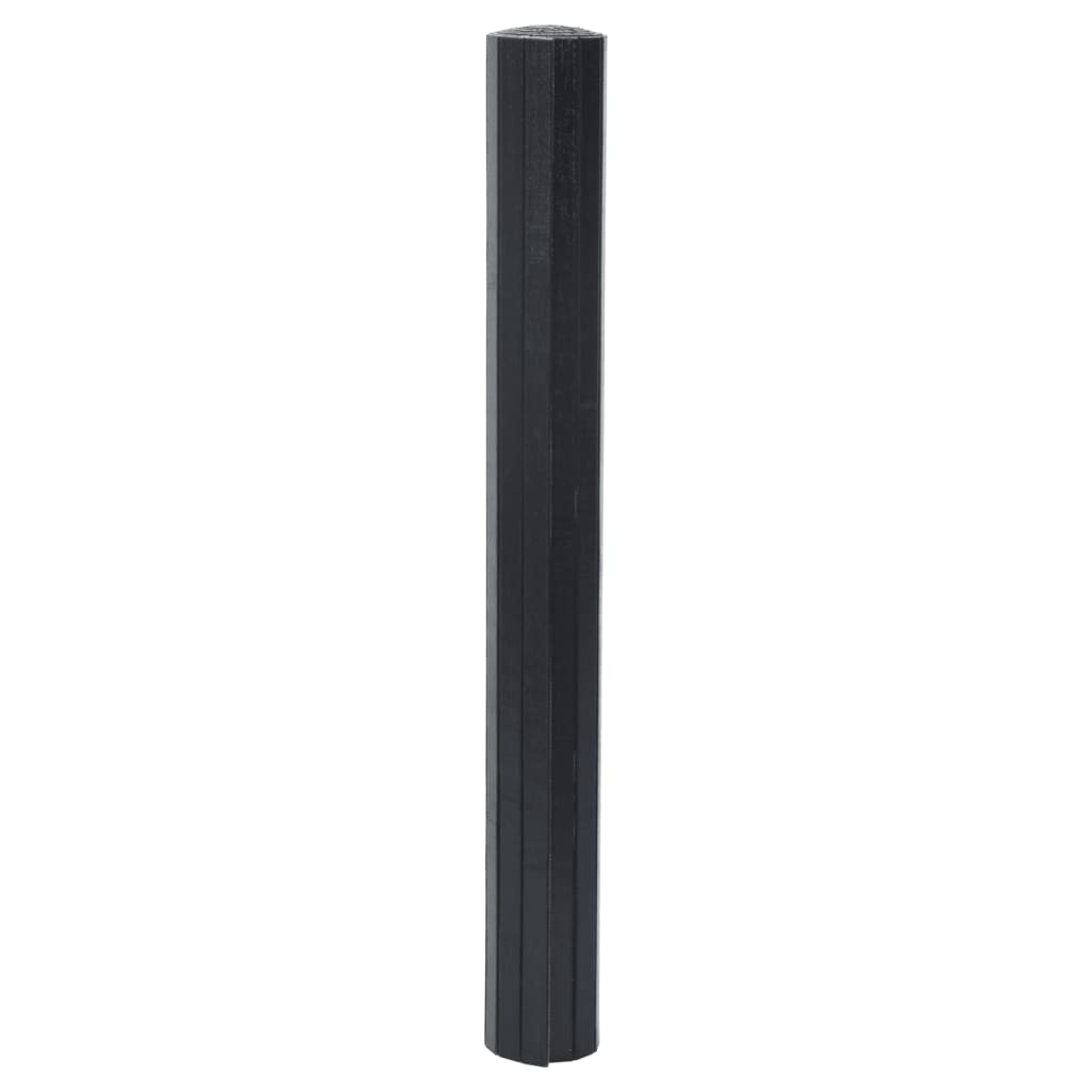 Tappeto Rettangolare Nero 60x100 cm in BambÃ¹