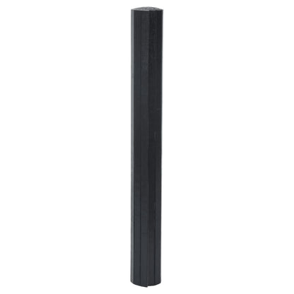 Tappeto Rettangolare Nero 60x100 cm in BambÃ¹