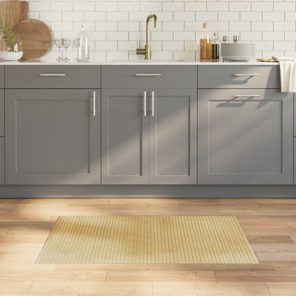 Tappeto Rettangolare Naturale Chiaro 60x100 cm in BambÃ¹