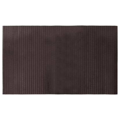 Tappeto Rettangolare Marrone Scuro 60x100 cm in BambÃ¹