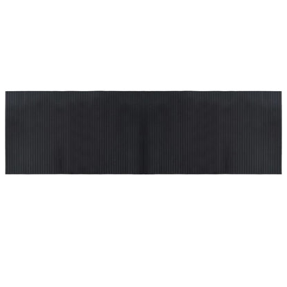 Tappeto Rettangolare Nero 60x200 cm in BambÃ¹