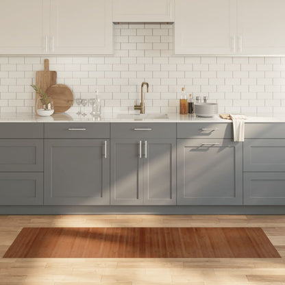 Tappeto Rettangolare Marrone 60x200 cm in BambÃ¹