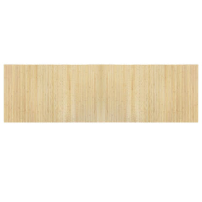 Tappeto Rettangolare Naturale Chiaro 60x200 cm in BambÃƒÂ¹