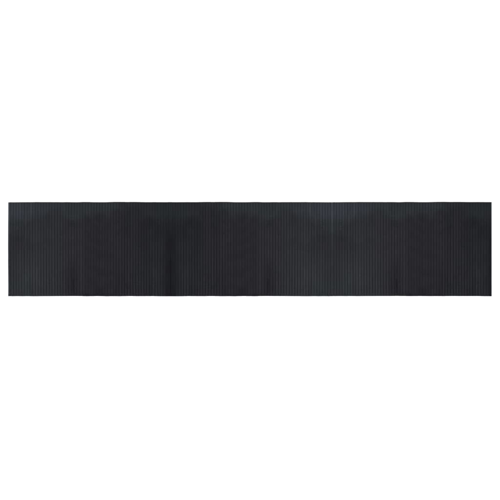 Tappeto Rettangolare Nero 60x300 cm in BambÃ¹