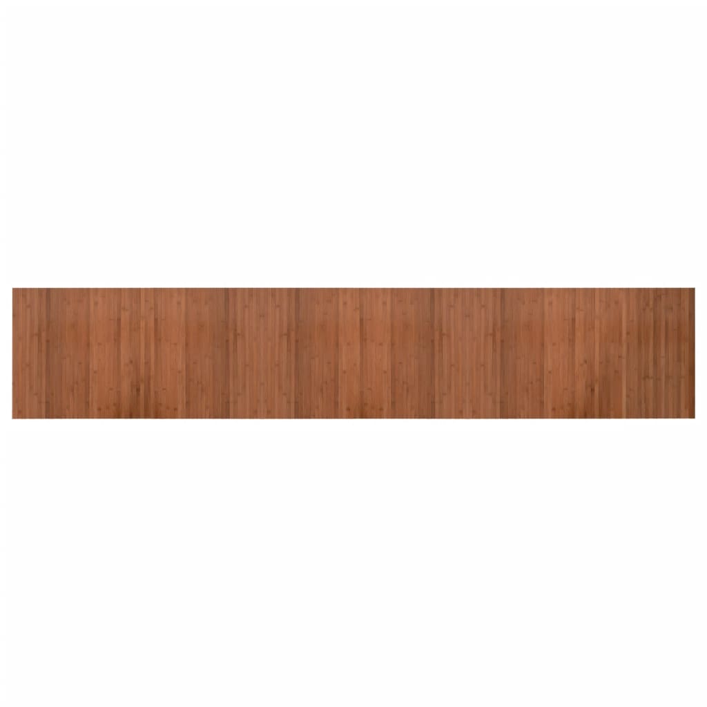 Tappeto Rettangolare Marrone 60x300 cm in BambÃƒÂ¹