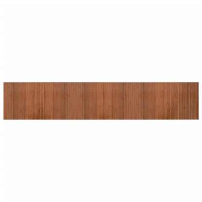 Tappeto Rettangolare Marrone 60x300 cm in BambÃƒÂ¹