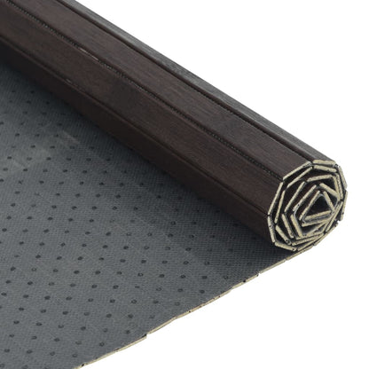 Tappeto Rettangolare Marrone Scuro 60x300 cm in BambÃ¹