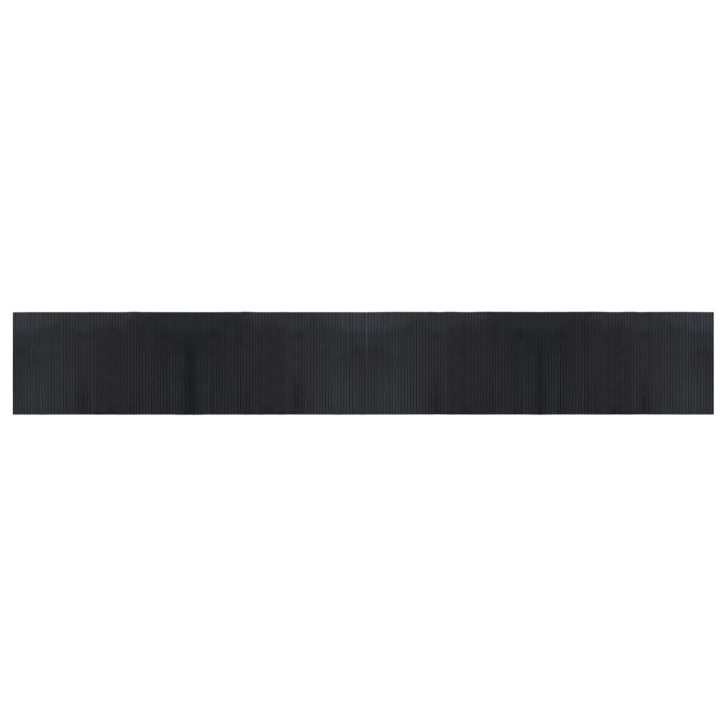 Tappeto Rettangolare Nero 60x400 cm in BambÃ¹