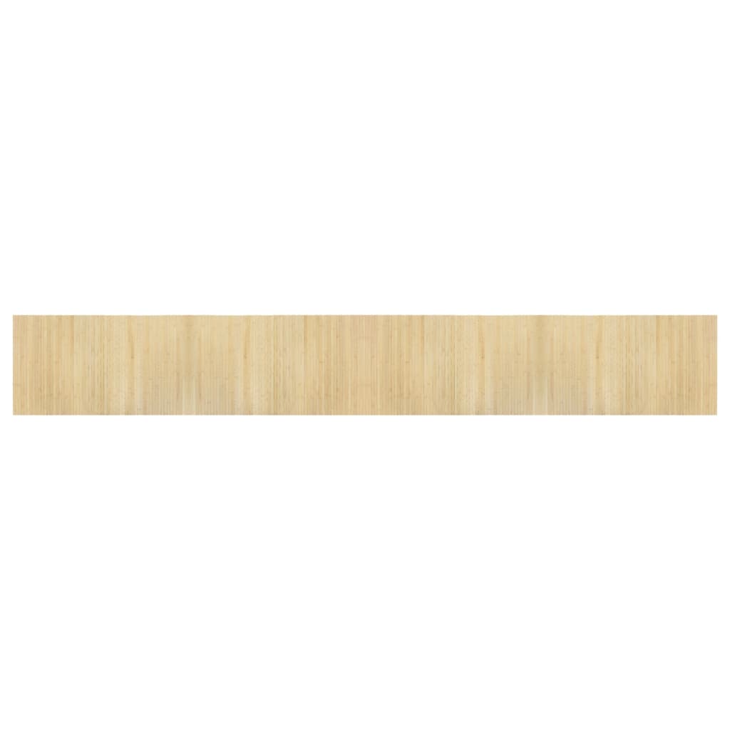 Tappeto Rettangolare Natura Chiaro 60x400 cm in BambÃ¹