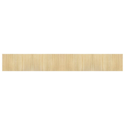 Tappeto Rettangolare Natura Chiaro 60x400 cm in BambÃ¹