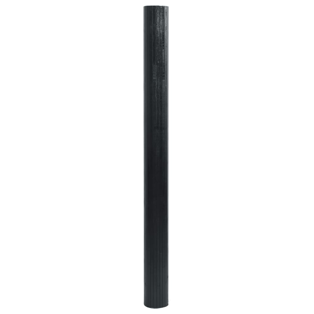 Tappeto Rettangolare Nero 60x500 cm in BambÃ¹
