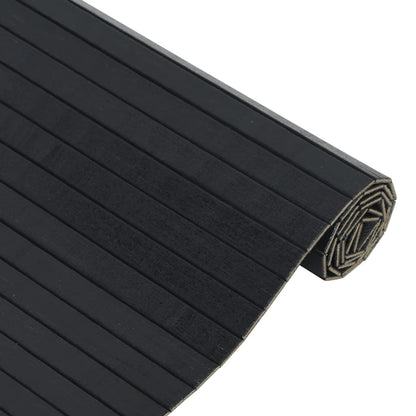 Tappeto Rettangolare Nero 60x500 cm in BambÃ¹