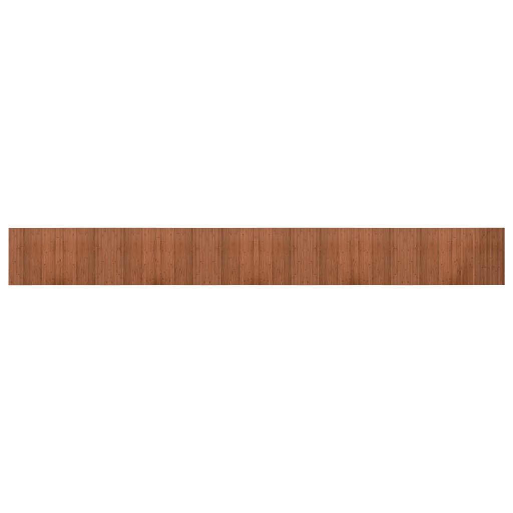 Tappeto Rettangolare Marrone 60x500 cm in BambÃ¹