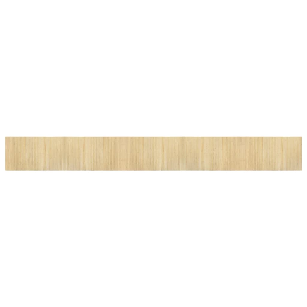 Tappeto Rettangolare Natura Chiaro 60x500 cm in BambÃ¹