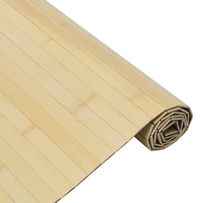 Tappeto Rettangolare Natura Chiaro 60x500 cm in BambÃ¹