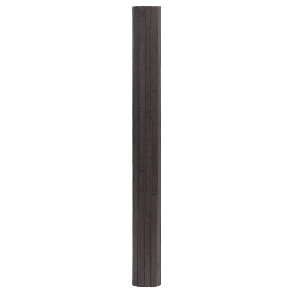 Tappeto Rettangolare Marrone Scuro 60x500 cm in BambÃ¹