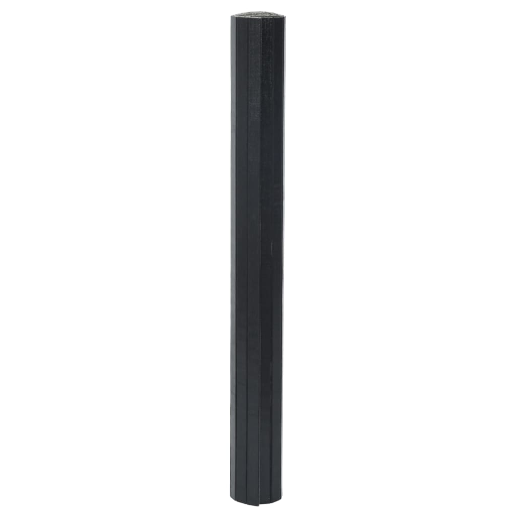 Tappeto Rettangolare Nero 70x100 cm in BambÃƒÂ¹