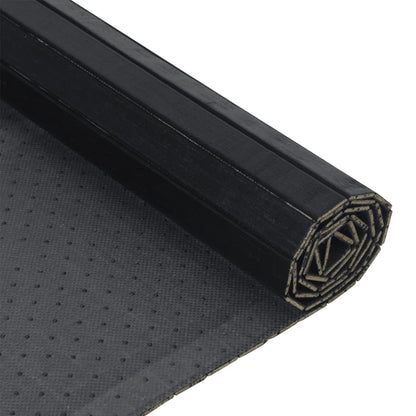 Tappeto Rettangolare Nero 70x100 cm in BambÃƒÂ¹