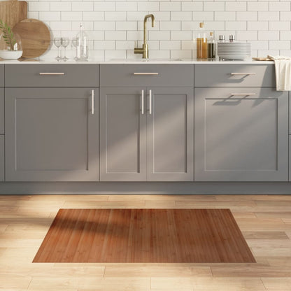 Tappeto Rettangolare Marrone 70x100 cm in BambÃ¹