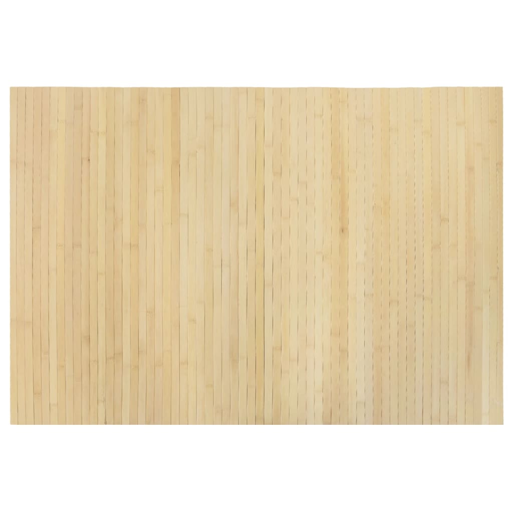 Tappeto Rettangolare Natura Chiaro 70x100 cm in BambÃ¹