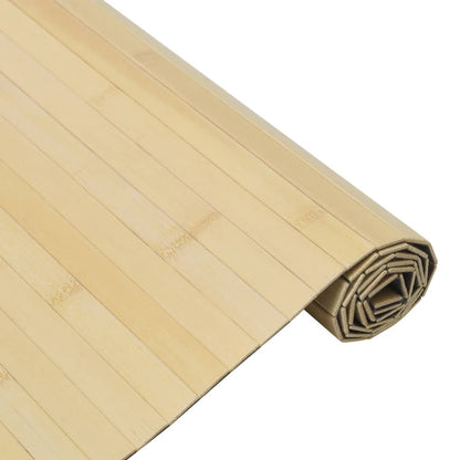 Tappeto Rettangolare Natura Chiaro 70x100 cm in BambÃ¹