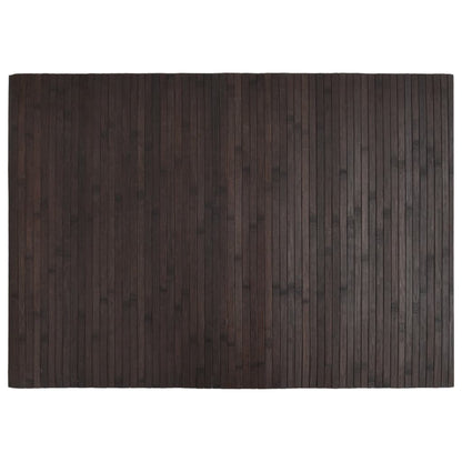 Tappeto Rettangolare Marrone Scuro 70x100 cm in BambÃ¹