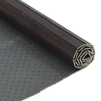 Tappeto Rettangolare Marrone Scuro 70x100 cm in BambÃ¹
