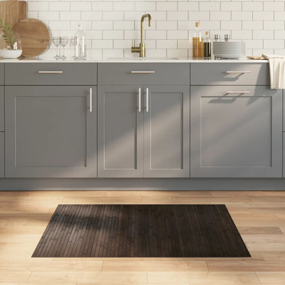 Tappeto Rettangolare Marrone Scuro 70x100 cm in BambÃ¹