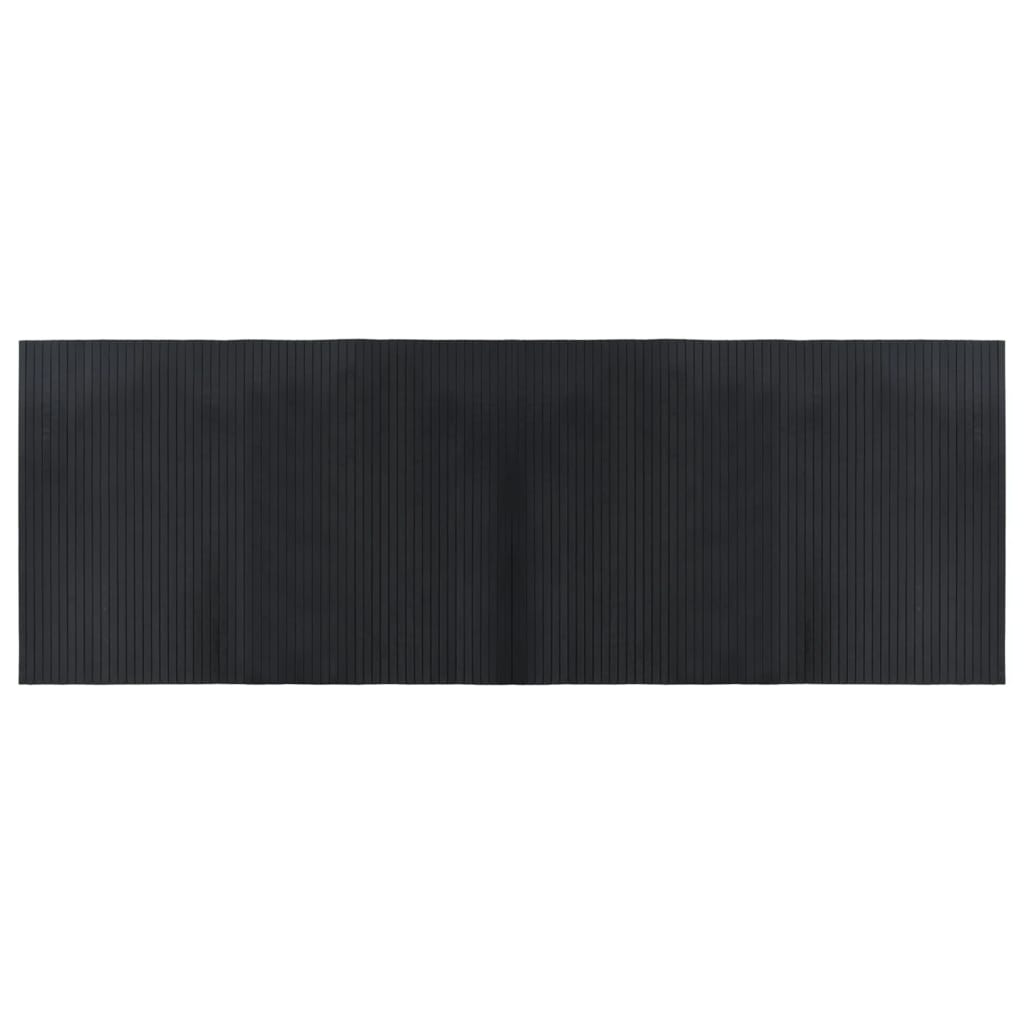 Tappeto Rettangolare Nero 70x200 cm in BambÃ¹