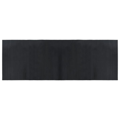 Tappeto Rettangolare Nero 70x200 cm in BambÃ¹