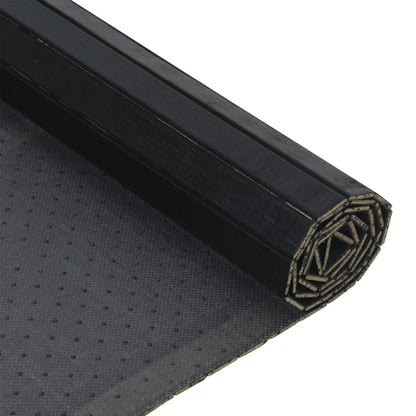 Tappeto Rettangolare Nero 70x200 cm in BambÃ¹