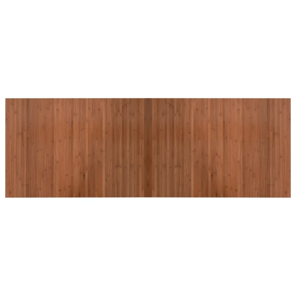 Tappeto Rettangolare Marrone 70x200 cm in BambÃ¹