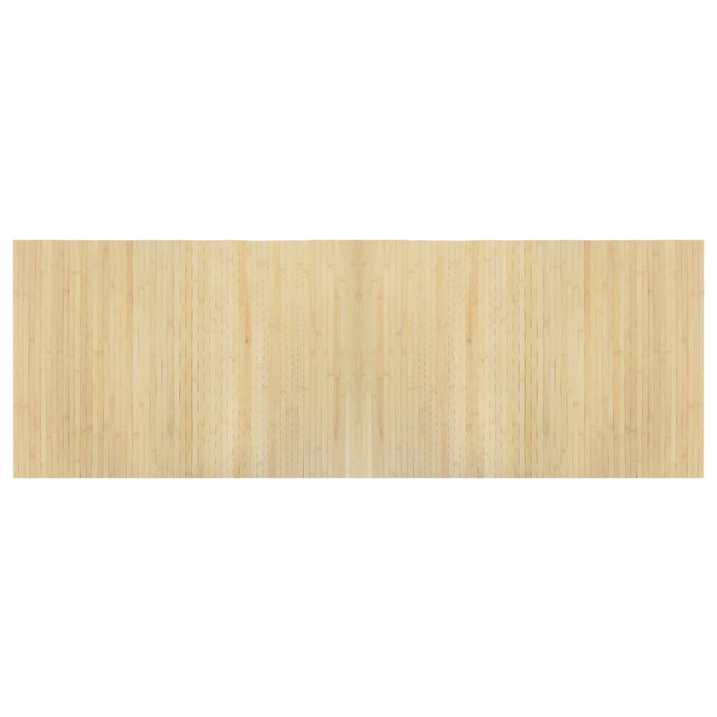 Tappeto Rettangolare Natura Chiaro 70x200 cm in BambÃƒÆ’Ã‚Â¹