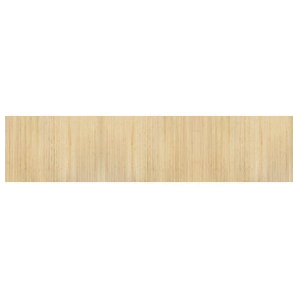 Tappeto Rettangolare Natura Chiaro 70x300 cm in BambÃ¹