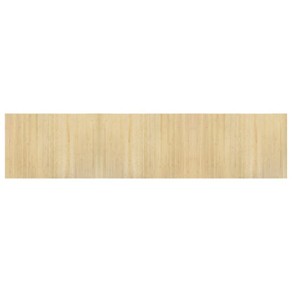 Tappeto Rettangolare Natura Chiaro 70x300 cm in BambÃ¹