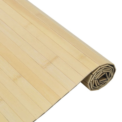 Tappeto Rettangolare Natura Chiaro 70x300 cm in BambÃ¹