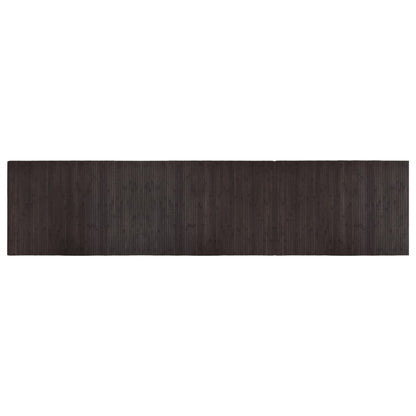 Tappeto Rettangolare Marrone Scuro 70x300 cm in BambÃ¹