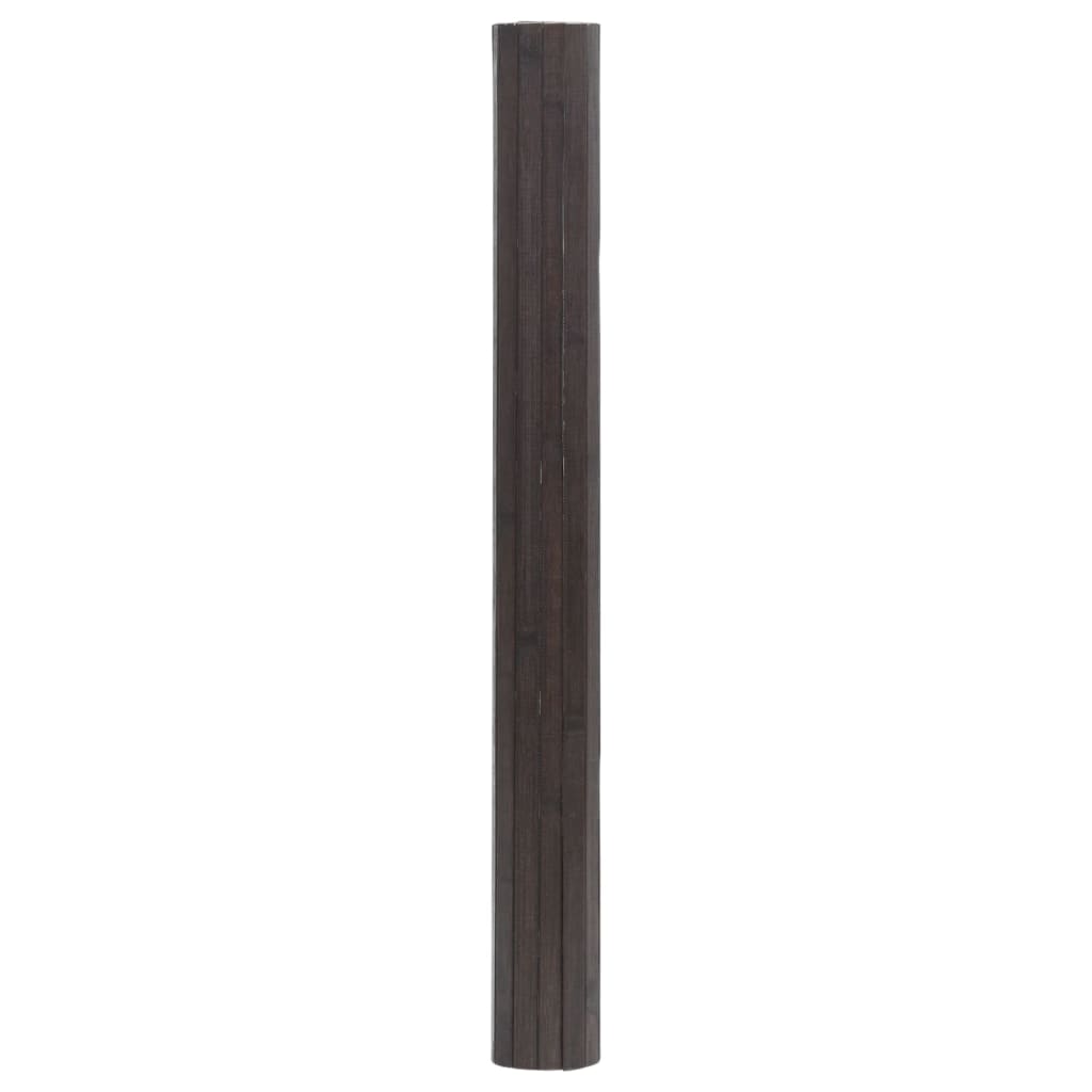 Tappeto Rettangolare Marrone Scuro 70x300 cm in BambÃ¹