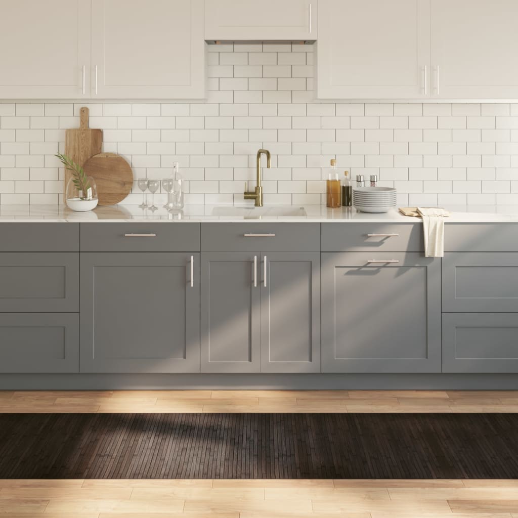 Tappeto Rettangolare Marrone Scuro 70x300 cm in BambÃ¹