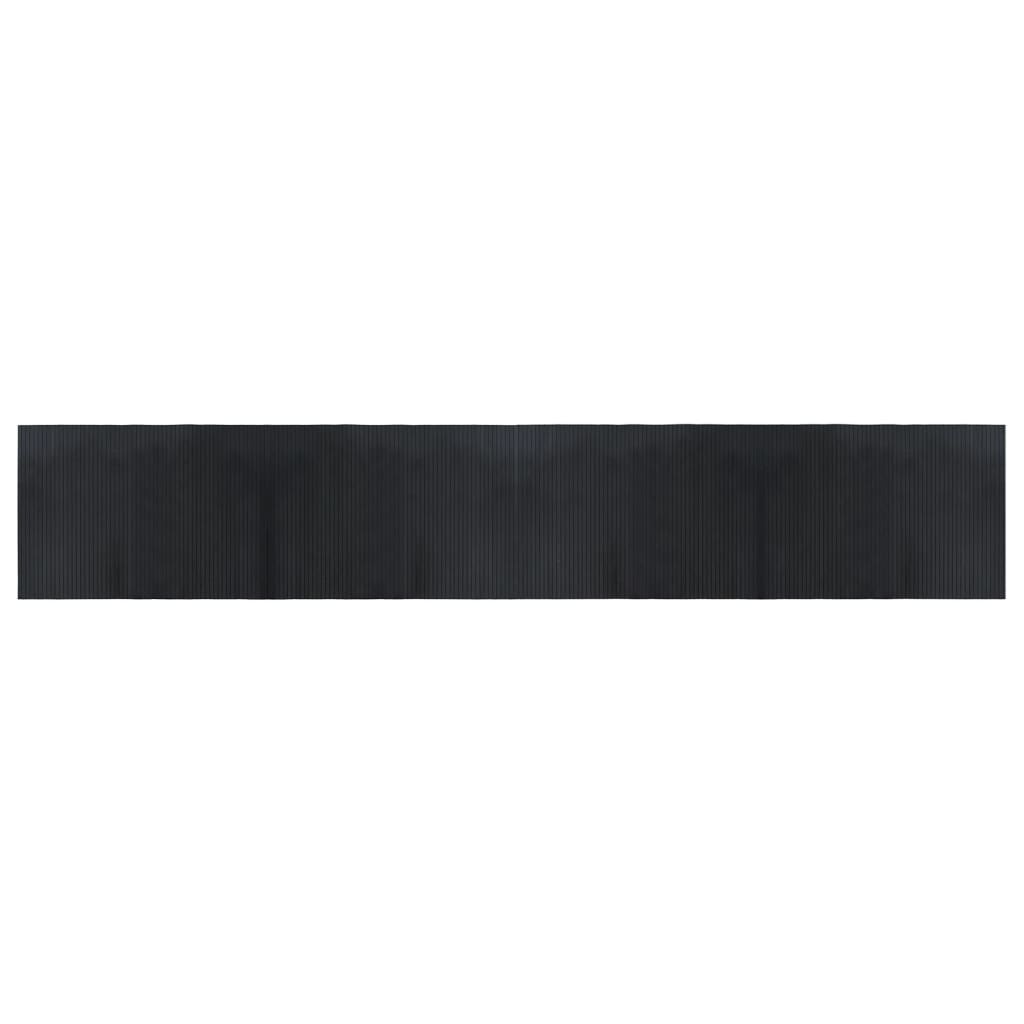 Tappeto Rettangolare Nero 70x400 cm in BambÃ¹
