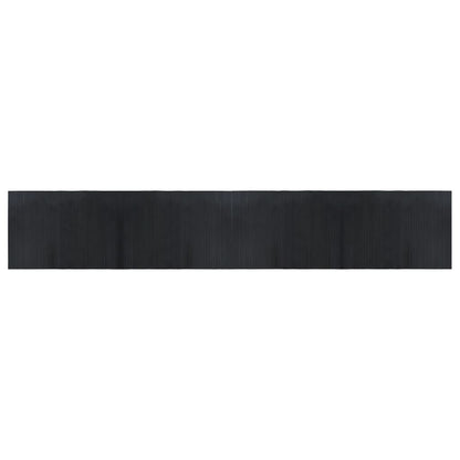 Tappeto Rettangolare Nero 70x400 cm in BambÃ¹