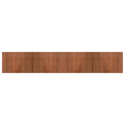 Tappeto Rettangolare Marrone 70x400 cm in BambÃ¹